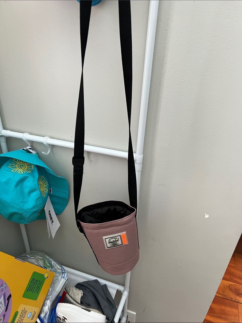 Herschel Insulated Pink water bottle Bag